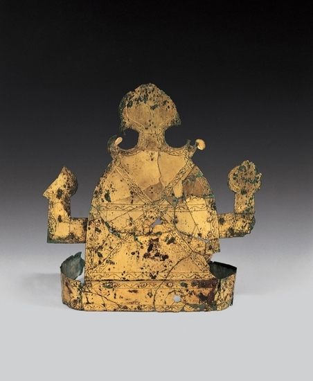 从高灵出土的金铜冠等三件伽倻文物成为韩国国家宝物: 文化·韩流: 韩 