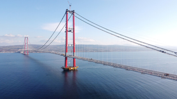 世界最长悬索桥“土耳其恰纳卡莱大桥”竣工，彰显韩国技术实力: 财经新闻: 韩民族日报