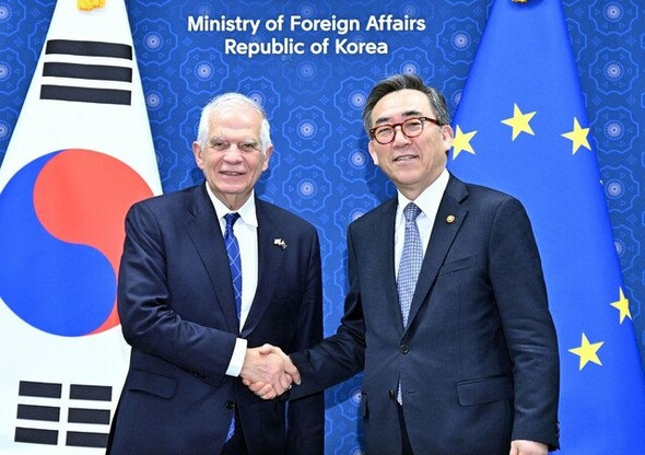 韓国とＥＵ「北朝鮮の派兵、世界の安保脅かす」…「安保防衛パートナーシップ」採択