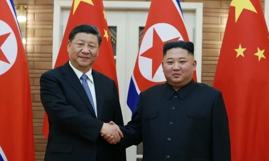 中国戦勝節に出席の金正恩委員長、中ロと結束固め、トランプ大統領との談判準備
