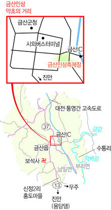 여행정보-금산인산 약초의 거리