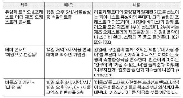공연일정