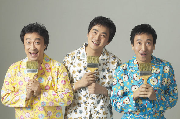 월·수·금 공연을 맡은 이성민, 김석훈, 오용(왼쪽부터)