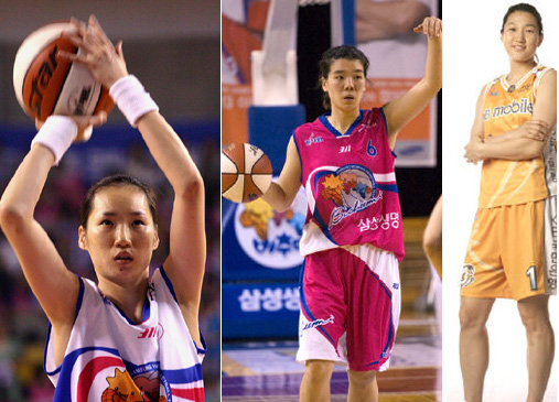 여자프로농구 여름리그 챔피언 결정전에서 활약하고 있는 인천 인성여고 선·후배 ‘3인방’ 이종애 김세롱 김나연(왼쪽부터)