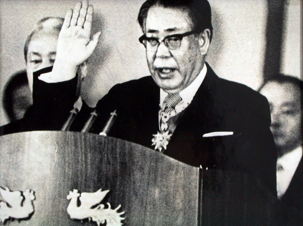 1979년 12월21일 열린 제10대 대통령 취임식에서 취임 선서를 하는 최규하 대통령. 연합뉴스