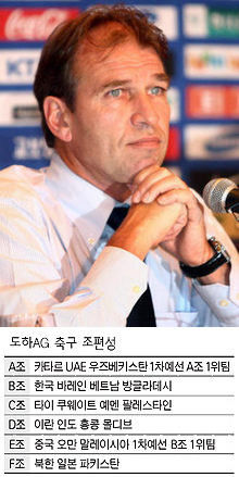 도하AG 축구 조편성