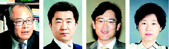 윤순봉 부사장 / 주우식 부사장 /  이재용 전무 /  최인아 전무