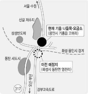 경부고속도로 기흥나들목 요금소