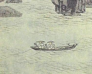 겸재 정선 <소요정> 부분 비단에 채색 24.7 x 33.8cm, 영조 18년(1742)경 (개인소장) 겸재 정선 <소요정> 부분 비단에 채색 24.7 x 33.8cm, 영조 18년(1742)경 (개인소장)
