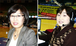 유영주 여자농구 해설위원·유영순 창원엘지 과장