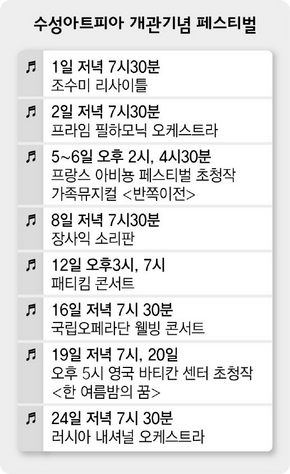 수성아트피아 개관기념 페스티벌