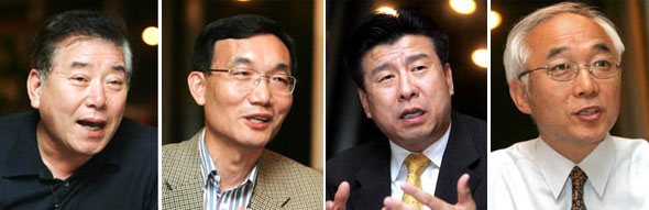 문정인 국제안보대사 / 이봉조 통일연구원장 /강재홍 한국교통연구원장 / 김효순 <한겨레> 대기자