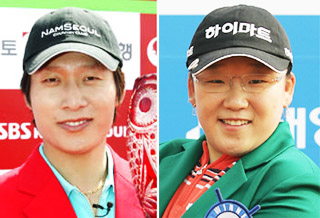 김경태 · 신지애 (왼쪽부터)