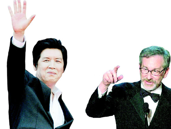 이창동 감독과 스필버스 감독