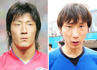 김진규(전남 드래곤즈) 김상식(성남 일화) (왼쪽부터)
