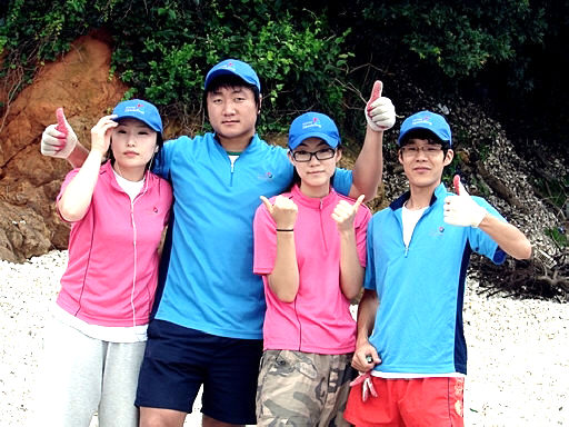  ‘그린라인’(사진·왼쪽부터 홍진숙·강의준·문선영·나보원씨) 팀