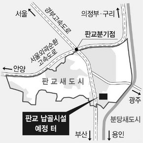 판교 납골시설 예정터 