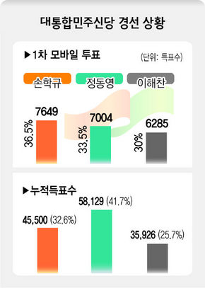 대통합민주신당 경선 상황