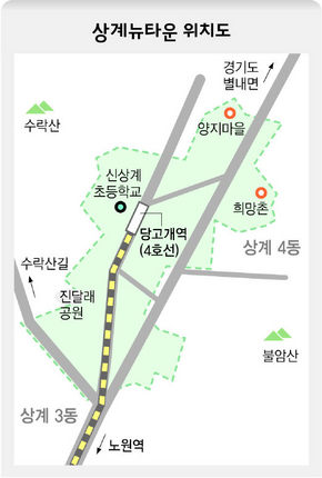 상계뉴타운 위치도