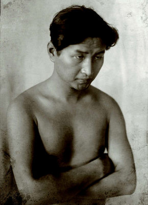 1929년 우리나라 최초로 사진 개인전을 열었던 정해창의 ‘자화상’.
