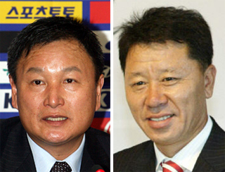 허정무(52) 축구대표팀 감독 / 정해성(49) 전 제주 유나이티드 감독