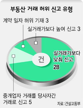 부동산 거래 허위 신고 유형