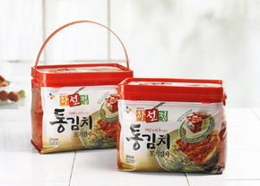사각통김치