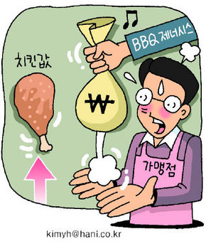 재주는 치킨집 주인이 돈은 본사가 싹쓸이?