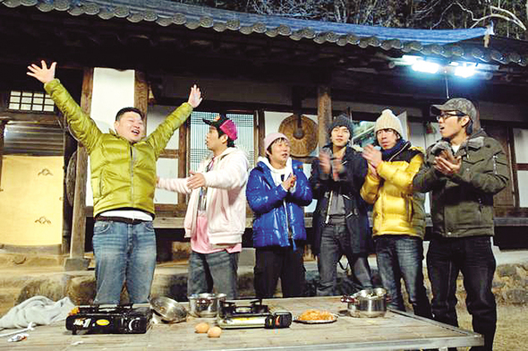 〈해피선데이〉‘1박2일’의 한 장면.