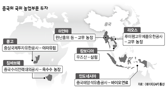 중국의 국외 농업부문 투자