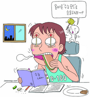 ‘4당5락’ 올빼미 수험생, 아침형으로 바꾸세요