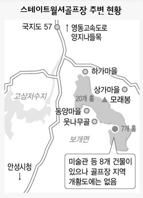스테이트월셔골프장 주변 현황 