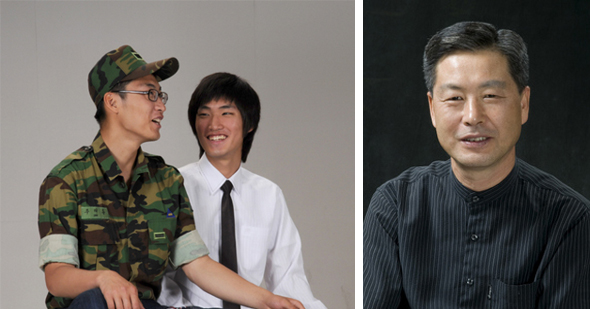 첫째 아들 태룡씨와 둘째 아들 태휘씨(왼쪽 사진), 아버지 주덕식씨(오른쪽 사진)