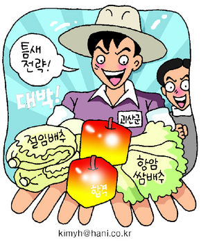 ‘틈새 농작물’ 기쁨주고 사랑받네
