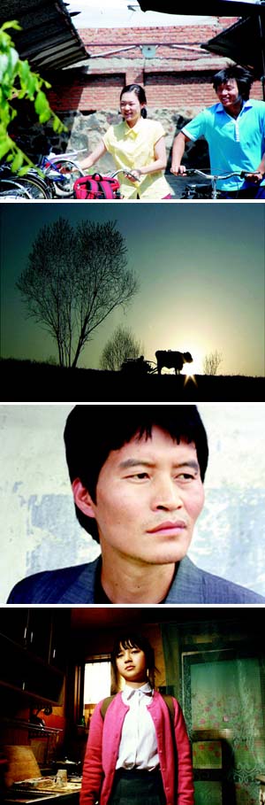 위에서부터 <푸른 강은 흘러라>, <워낭소리>, <낙타는 말했다>, <똥파리>