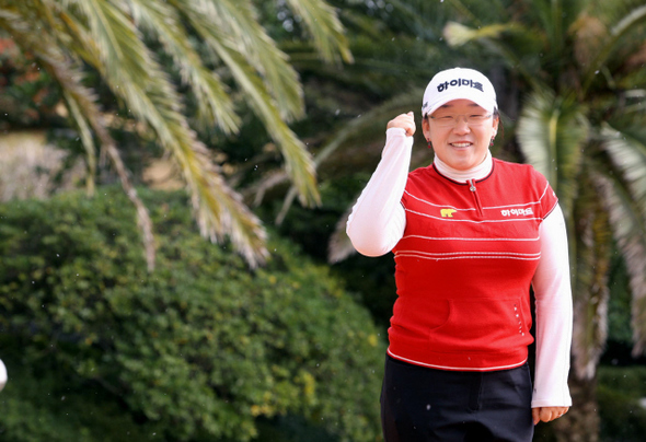 LPGA 진출 앞둔 프로골퍼 신지애