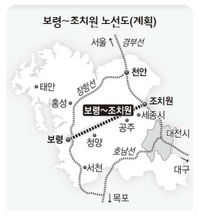 충남 동·서 잇는 ‘충청선’ 생긴다