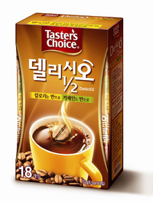 한국네슬레, ‘테이스터스 초이스 델리시오1/2’