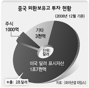 중국 외환보유고 투자 현황