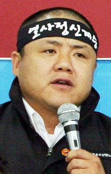 화물연대 김달식 본부장