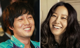 왼쪽부터 영화배우 소지섭과 공효진씨