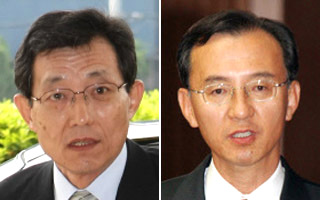 사진 왼쪽부터 김용담(62·사시 12회), 박일환(58·사시 15회) 대법관