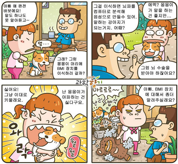 뇌파로 강아지와 대화를?!