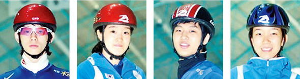 왼쪽부터 이정수, 이은별, 성시백, 조해리.
