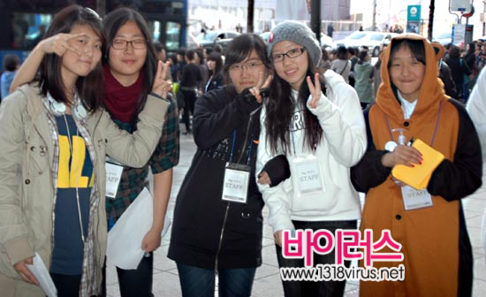 은광여고 기획단 학생들  ⓒ 인터넷뉴스 바이러스