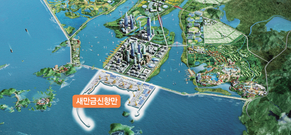 새만금신항, 2011년 4선석 규모 ‘첫삽’