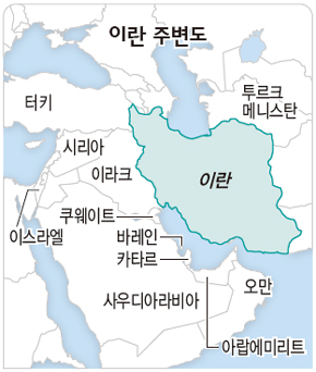 이란 주변도