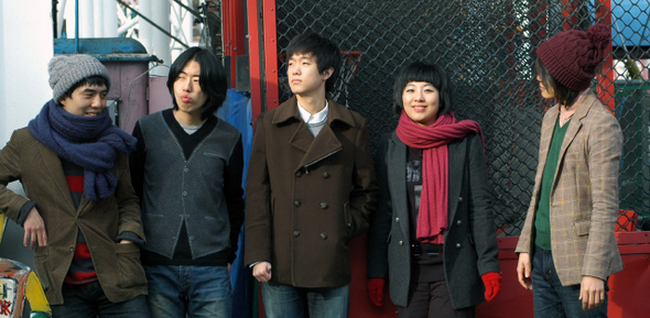 ‘9와 숫자들’ 멤버들. 왼쪽부터 9(송재경·보컬·기타), 1(김석·베이스), 8(이우진·키보드), 7(엄상민·드럼), 0(유정목·기타).
