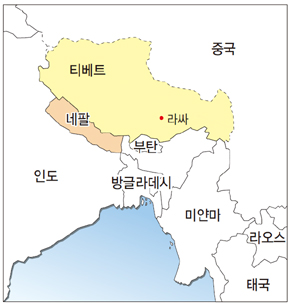 중국, 네팔 다독여 ‘내 팔 만들기’