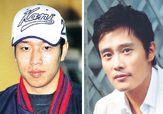 왼쪽부터 방송인 강병규(37), 이병헌(39)씨.